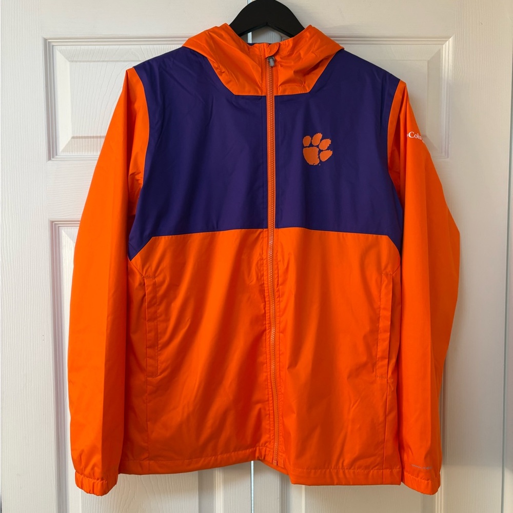 Columbia Clemson University Omni-Tech Jacket Size 18-20